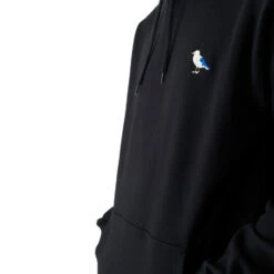 Cleptomanicx Embro Gull 2 Hoodie Black -StreetStyle Aktionshaus cleptomanicx embro gull 2 hoodie black 5