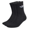 Adidas Cushioned Trefoil Mid Cut Crew Socken 3 Pack