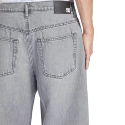 DC Shoes Worker Baggy Grey Wash -StreetStyle Aktionshaus dc shoes worker baggy wash grey detail 1