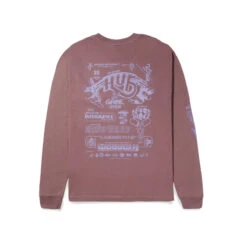 HUF Game Over Longsleeve Mauve