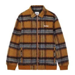 Butter Goods Hairy Plaid Jacker Brown