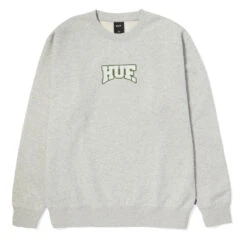 HUF Home Team Crewneck Heather Grey