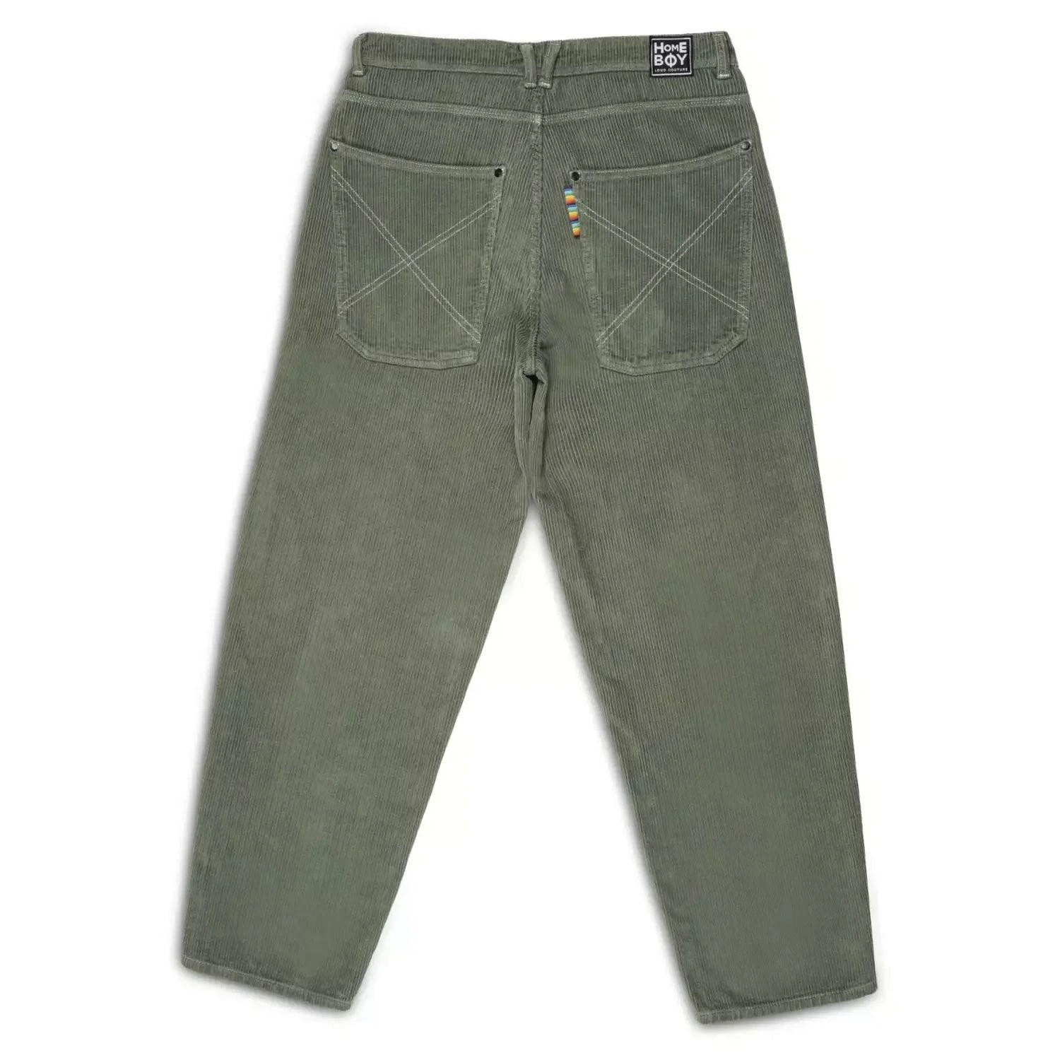 HomeBoy X-Tra Baggy Cord Pant Olive 6 HomeBoy X-Tra Baggy Cord Pant Olive – Bild 6
