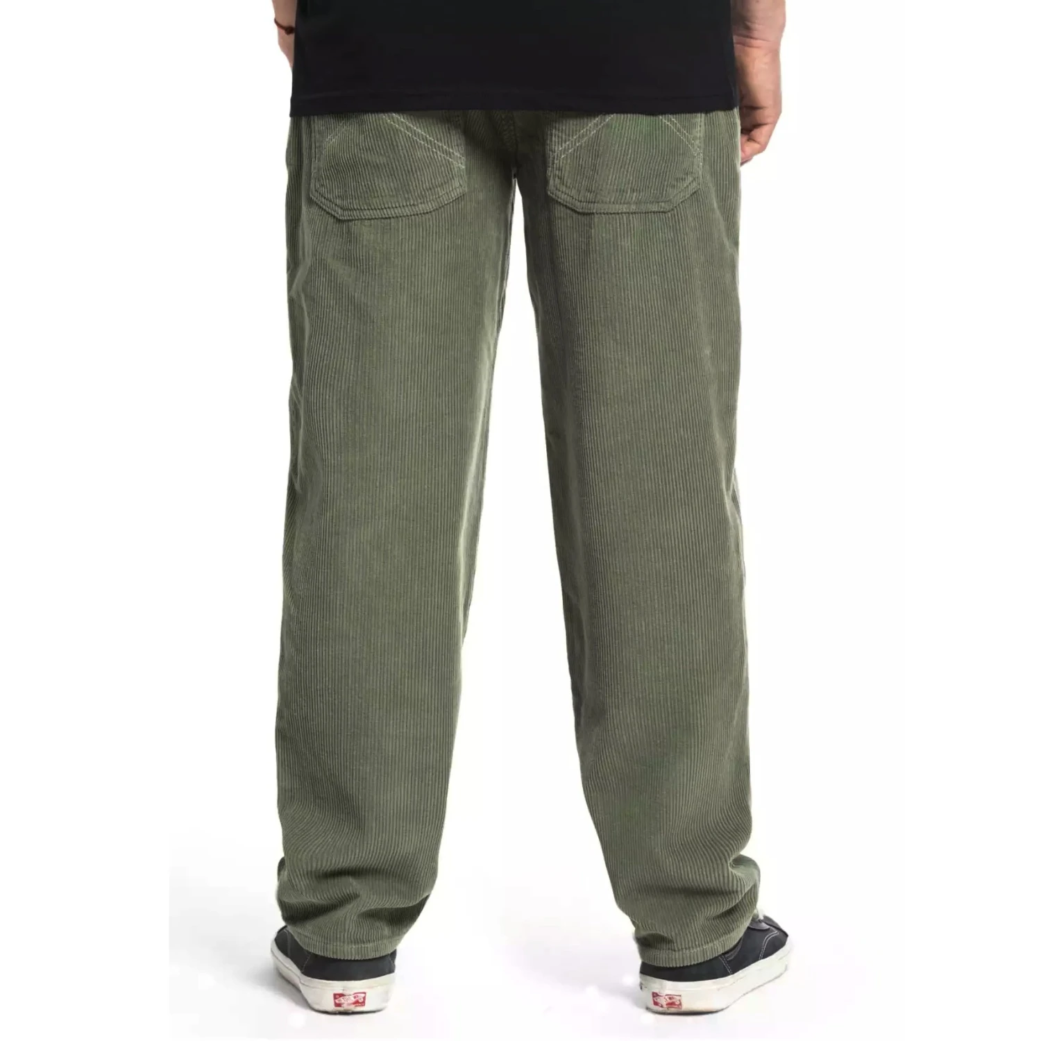 HomeBoy X-Tra Baggy Cord Pant Olive 2 HomeBoy X-Tra Baggy Cord Pant Olive – Bild 2