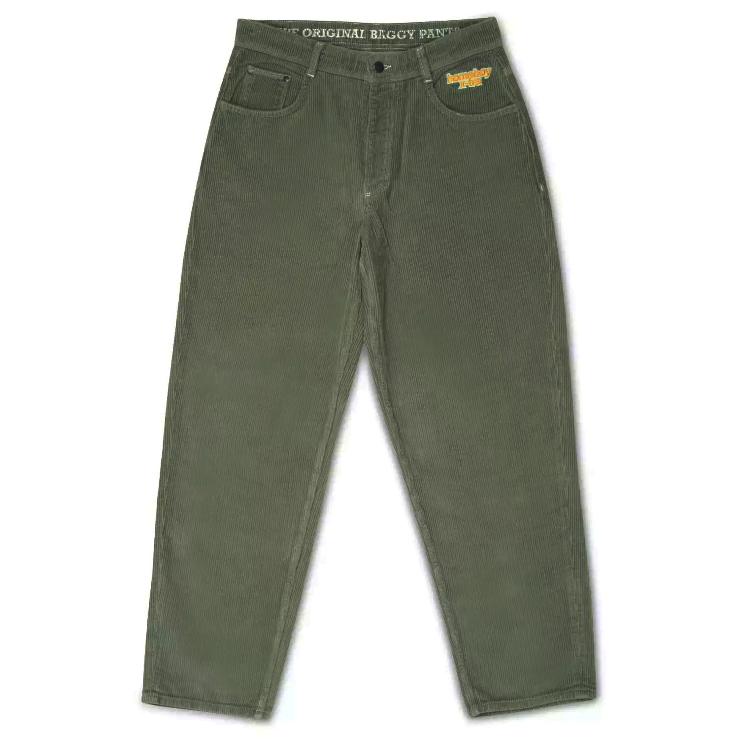 HomeBoy X-Tra Baggy Cord Pant Olive 5 HomeBoy X-Tra Baggy Cord Pant Olive – Bild 5