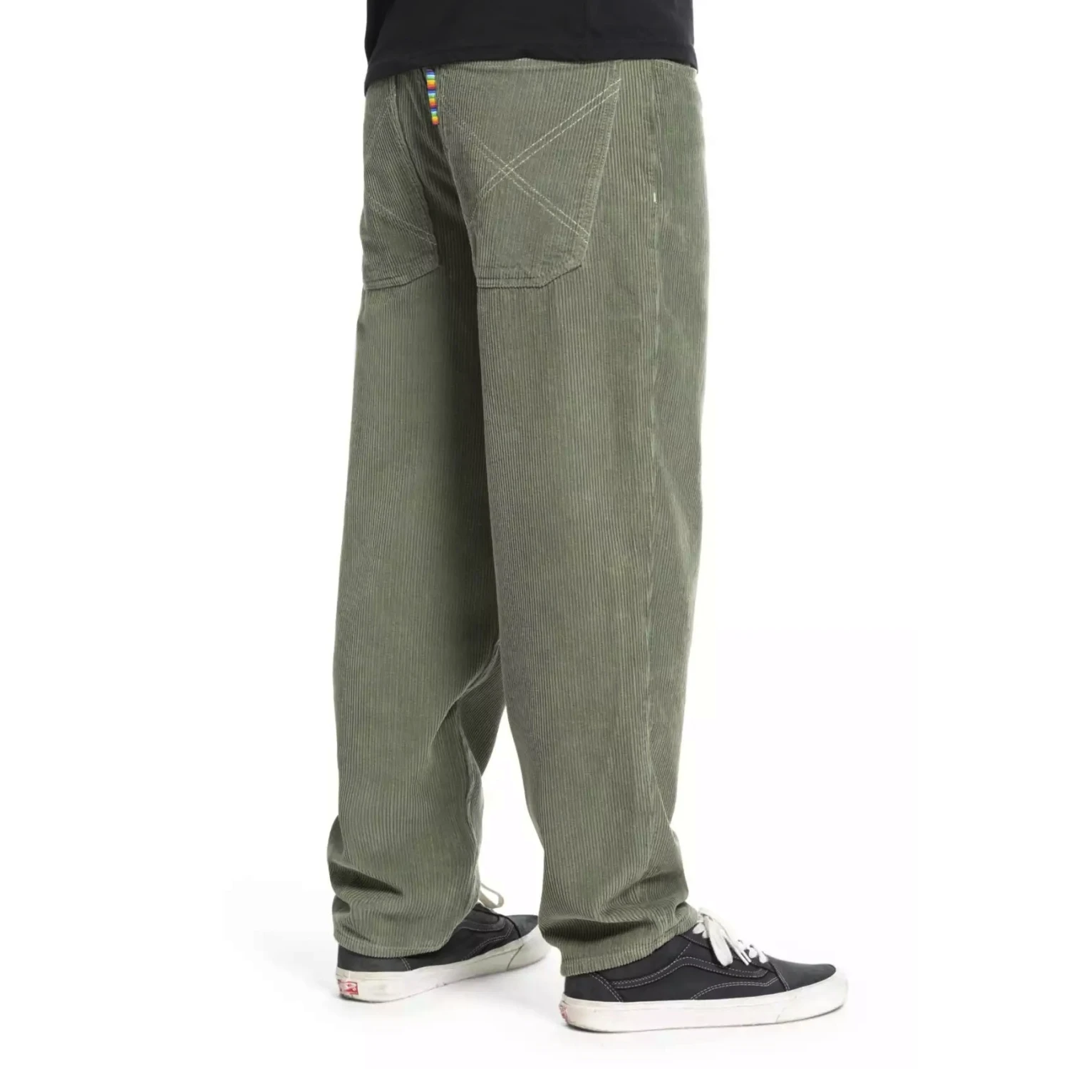 HomeBoy X-Tra Baggy Cord Pant Olive 4 HomeBoy X-Tra Baggy Cord Pant Olive – Bild 4