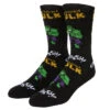 HUF X Marvel Hulk Retro Crew Socks Black