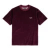 Magenta Velours T-Shirts Burgundy