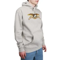 Anti Hero Eagle (Heavyweight) Hoodie Smoke
