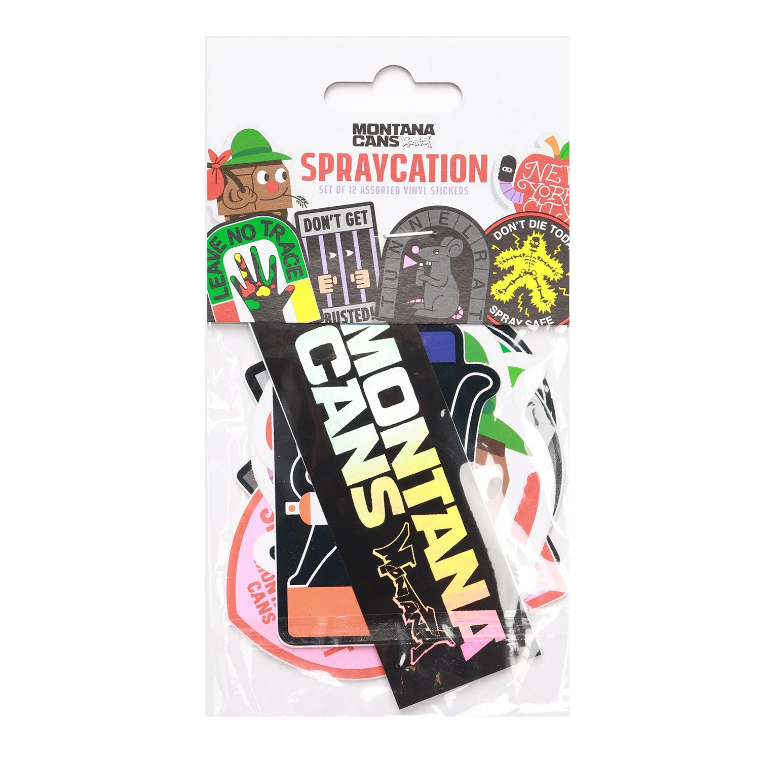 Montana Cans Spraycation Sticker Set Of 12 Assorted Vinyl Stickers 1 Montana Cans Spraycation Sticker Set Of 12 Assorted Vinyl Stickers