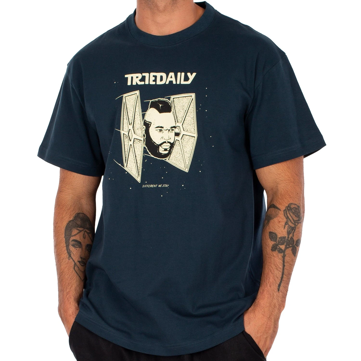 Iriedaily T Fighter T-Shirt Dark Orion 1 Iriedaily T Fighter T-Shirt Dark Orion