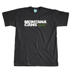 Montana Cans Typo+Logo T-Shirt Charcoal