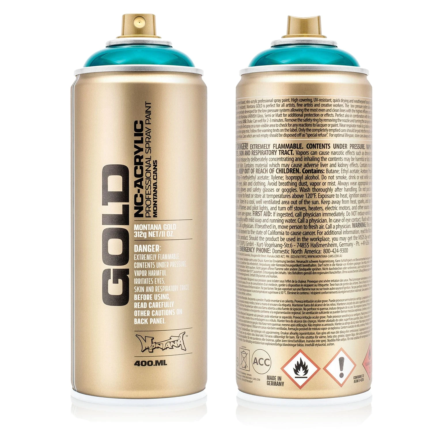 Montana GOLD Transparent 400 Ml 1 Montana GOLD Transparent 400 Ml