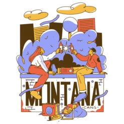 Montana T-Shirt - Corner By GIZEM White -StreetStyle Aktionshaus montanat shirtscornergizemwhite3