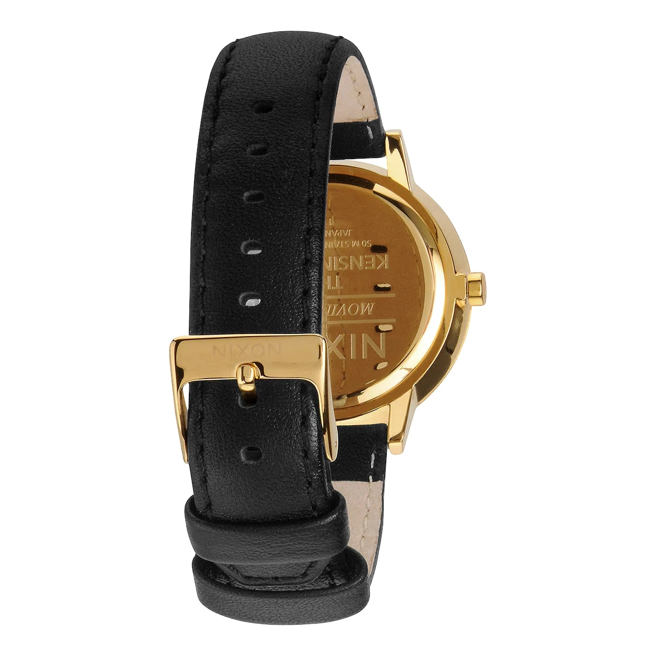 Nixon Kensington Leather Gold / Black 3 Nixon Kensington Leather Gold / Black – Bild 3