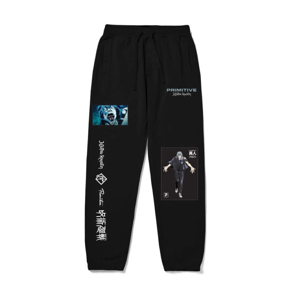 Primitive X Jujutsu Kaisen Mahito Jogginghose Black 1 Primitive X Jujutsu Kaisen Mahito Jogginghose Black