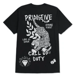 Primitive X Call Of Duty Task Force T-Shirt Black