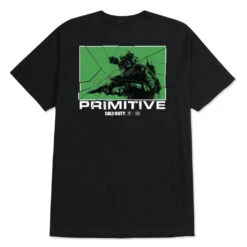 Primitive X Call Of Duty Alpha T-Shirt Black
