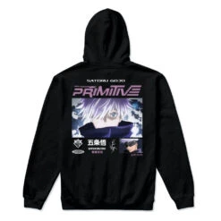 Primitive X Jujutsu Kaisen Satoru Hoodie Black