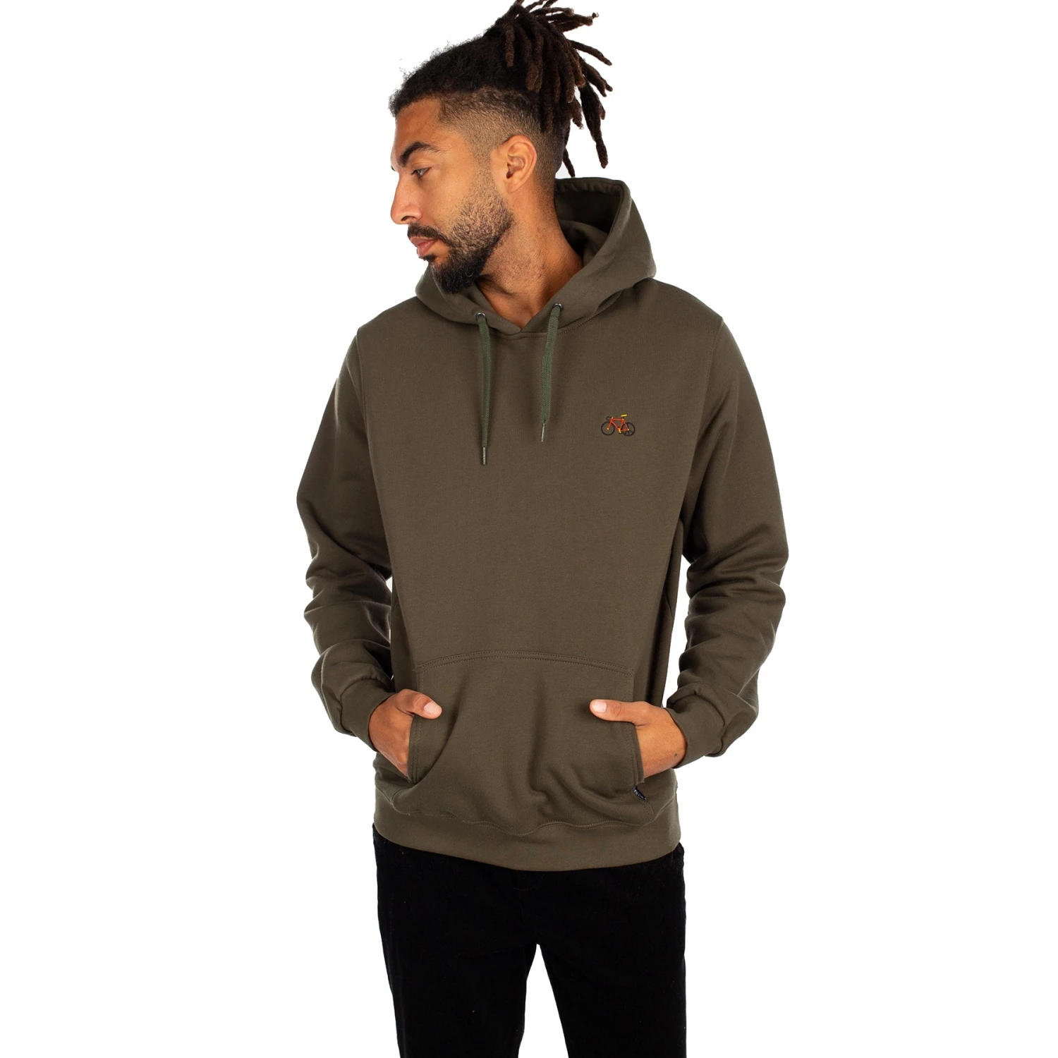 Iriedaily Peaceride Hoodie D Olive 1 Iriedaily Peaceride Hoodie D Olive