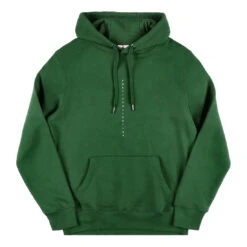 Poetic Collective Logo Cut Out Hoodie Bottle Green -StreetStyle Aktionshaus poetic collective logo cut out hoodie bottle green