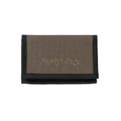 Polar Skate Co. Key Wallet Surf Logo Grey Brown