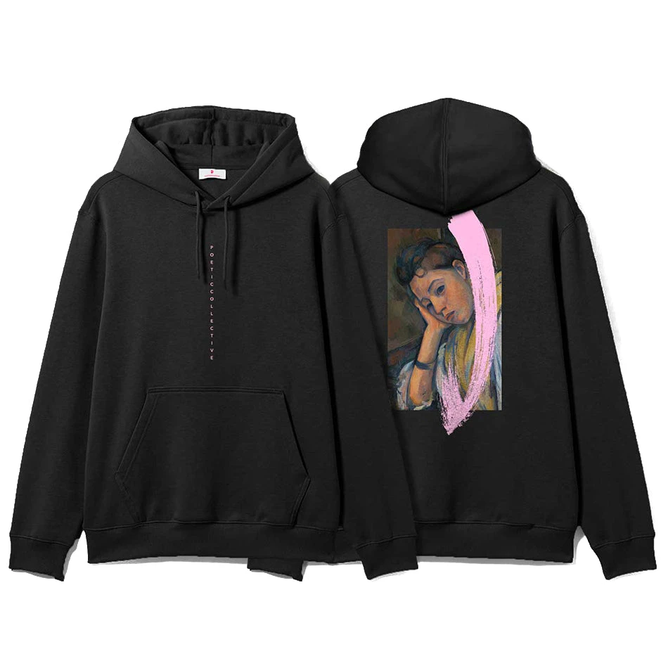 Poetic Collective Brush Stroke And Painting Hoddie Black 1 Poetic Collective Brush Stroke And Painting Hoddie Black