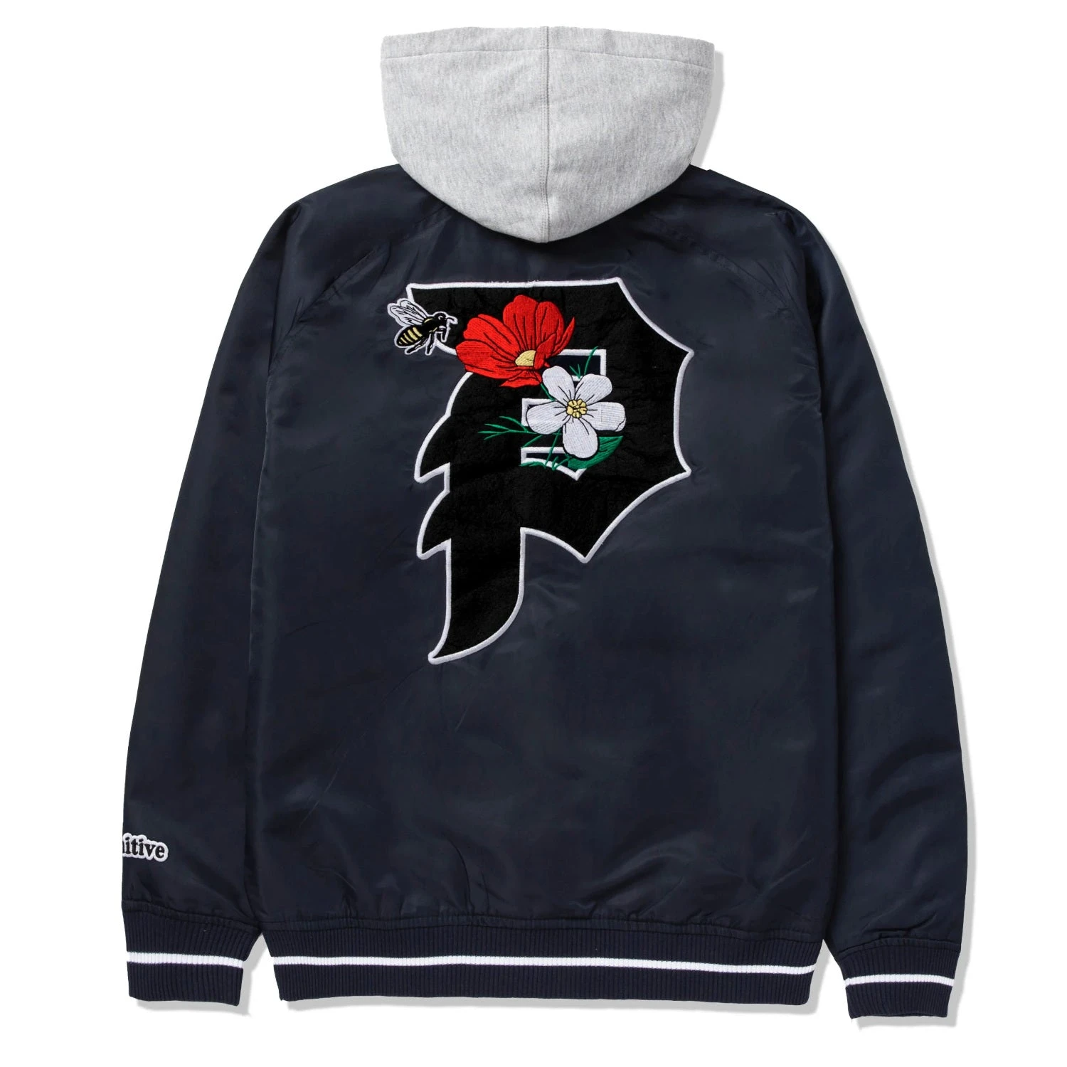 Primitive Keeper Two-Fer Varsity Jacket Navy 1 Primitive Keeper Two-Fer Varsity Jacket Navy