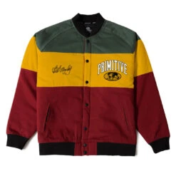 Primitive Marley Puff Jacke Grn Gelb Rot