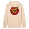 Santa Cruz Classic Dot Chest Hoodie Oat
