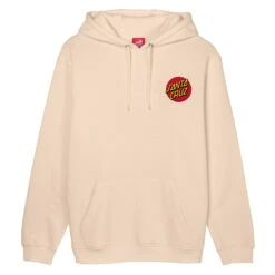 Santa Cruz Classic Dot Chest Hoodie Oat -StreetStyle Aktionshaus santa cruz classic dot chest hoodie oat stayonline