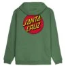 Santa Cruz Classic Dot Chest Hoodie Sage
