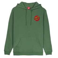 Santa Cruz Classic Dot Chest Hoodie Sage -StreetStyle Aktionshaus santa cruz classic dot chest hoodie sage stayonline