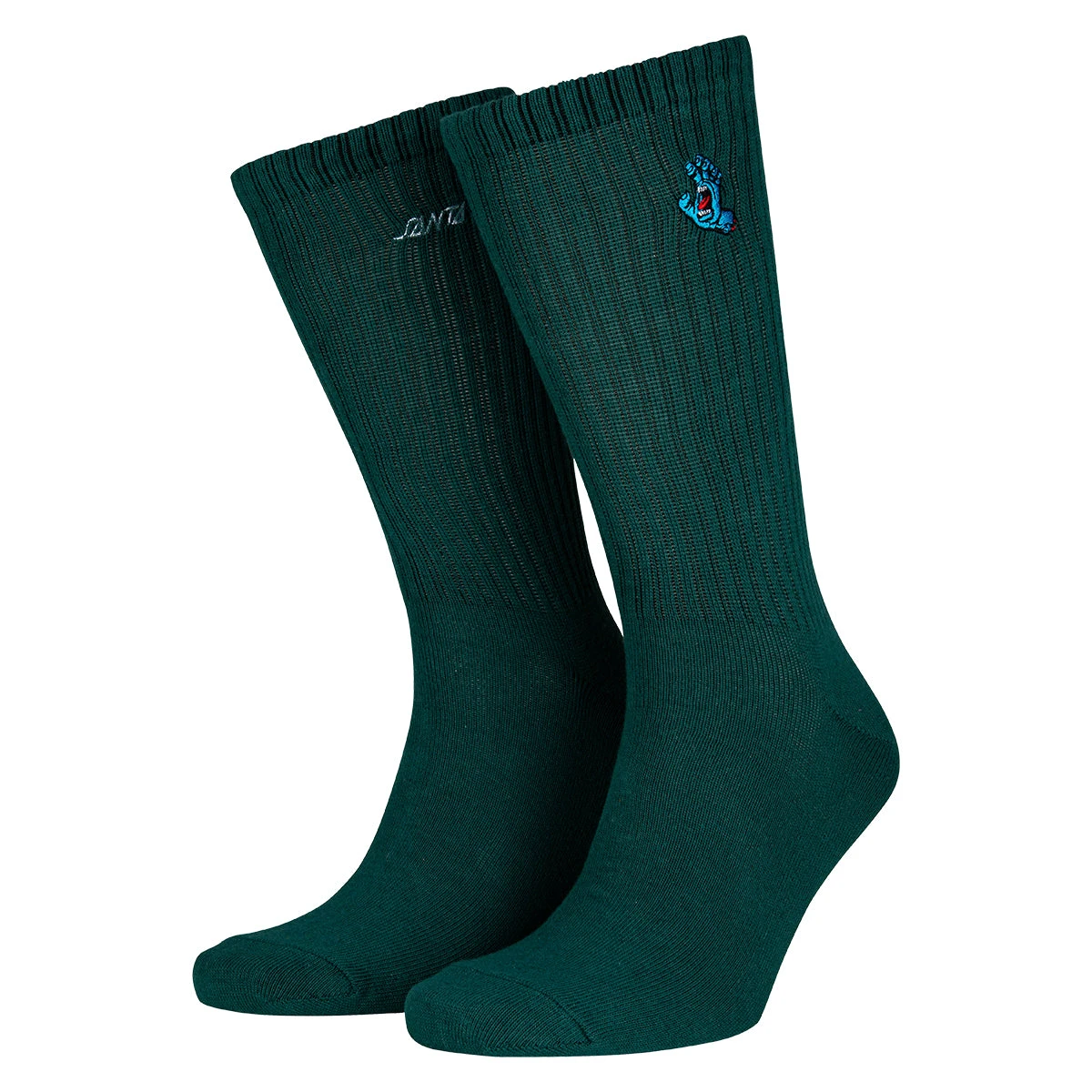 Santa Cruz Screaming Mini Hand Socks Spruce 1 Santa Cruz Screaming Mini Hand Socks Spruce