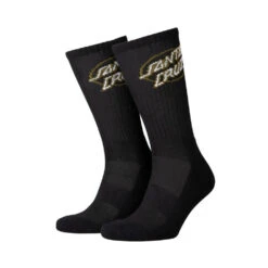 Santa Cruz Oval Dot Socks Black