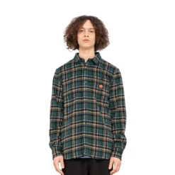 Santa Cruz Apex Langarm Hemd Green/Multi