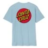 Santa Cruz Classic Dot Chest T-Shirt Sky Blue