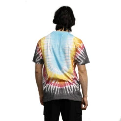 Santa Cruz Dressen Rose Crew Three Front T-Shirt Black Rainbow -StreetStyle Aktionshaus sca tee 109423