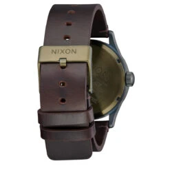 Nixon Sentry Leather Vintage White/Surplus -StreetStyle Aktionshaus sentry leather3