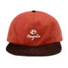 Magenta Quebec Snapback Hat Brick