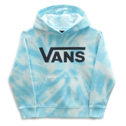 Vans Boys Classic Burst Tie Dye Hoodie Aquatic/Tie Dye