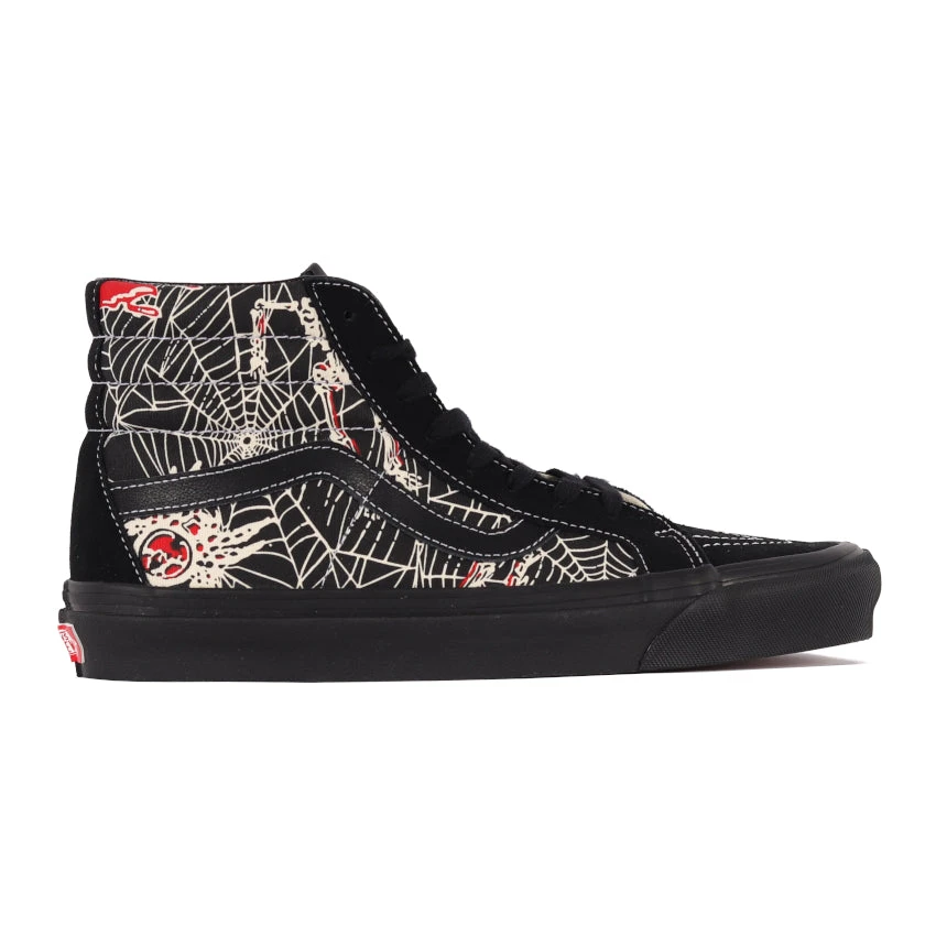 Vans Sk8-HI 38 DX ( Anaheim Factory ) Black/White/Red 1 Vans Sk8-HI 38 DX ( Anaheim Factory ) Black/White/Red