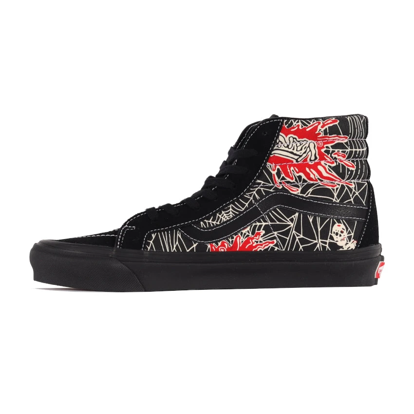 Vans Sk8-HI 38 DX ( Anaheim Factory ) Black/White/Red 3 Vans Sk8-HI 38 DX ( Anaheim Factory ) Black/White/Red – Bild 3