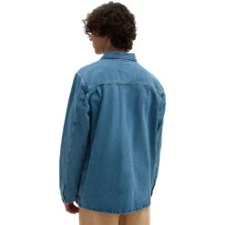 Vans Drill Denim Jacket Stone Wash/Blue -StreetStyle Aktionshaus vansdrilldenimjacketstonewashblue3