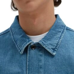 Vans Drill Denim Jacket Stone Wash/Blue -StreetStyle Aktionshaus vansdrilldenimjacketstonewashblue4