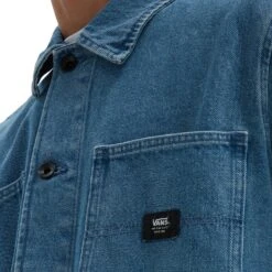 Vans Drill Denim Jacket Stone Wash/Blue -StreetStyle Aktionshaus vansdrilldenimjacketstonewashblue5