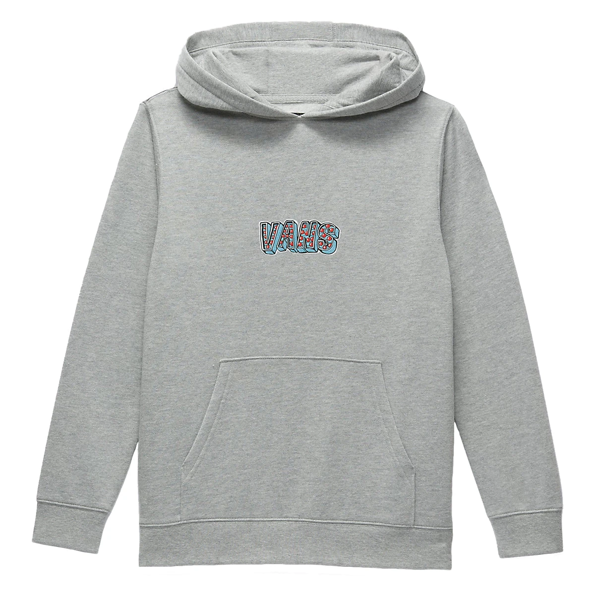 Vans Kids Van Doren BBQ Fleece Hoodie Cement Heather 1 Vans Kids Van Doren BBQ Fleece Hoodie Cement Heather