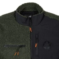 Welcome Vertex Full-Zip Sherpa Fleece Rosin -StreetStyle Aktionshaus welcome vertex full zip sherpa fleece rosin skate