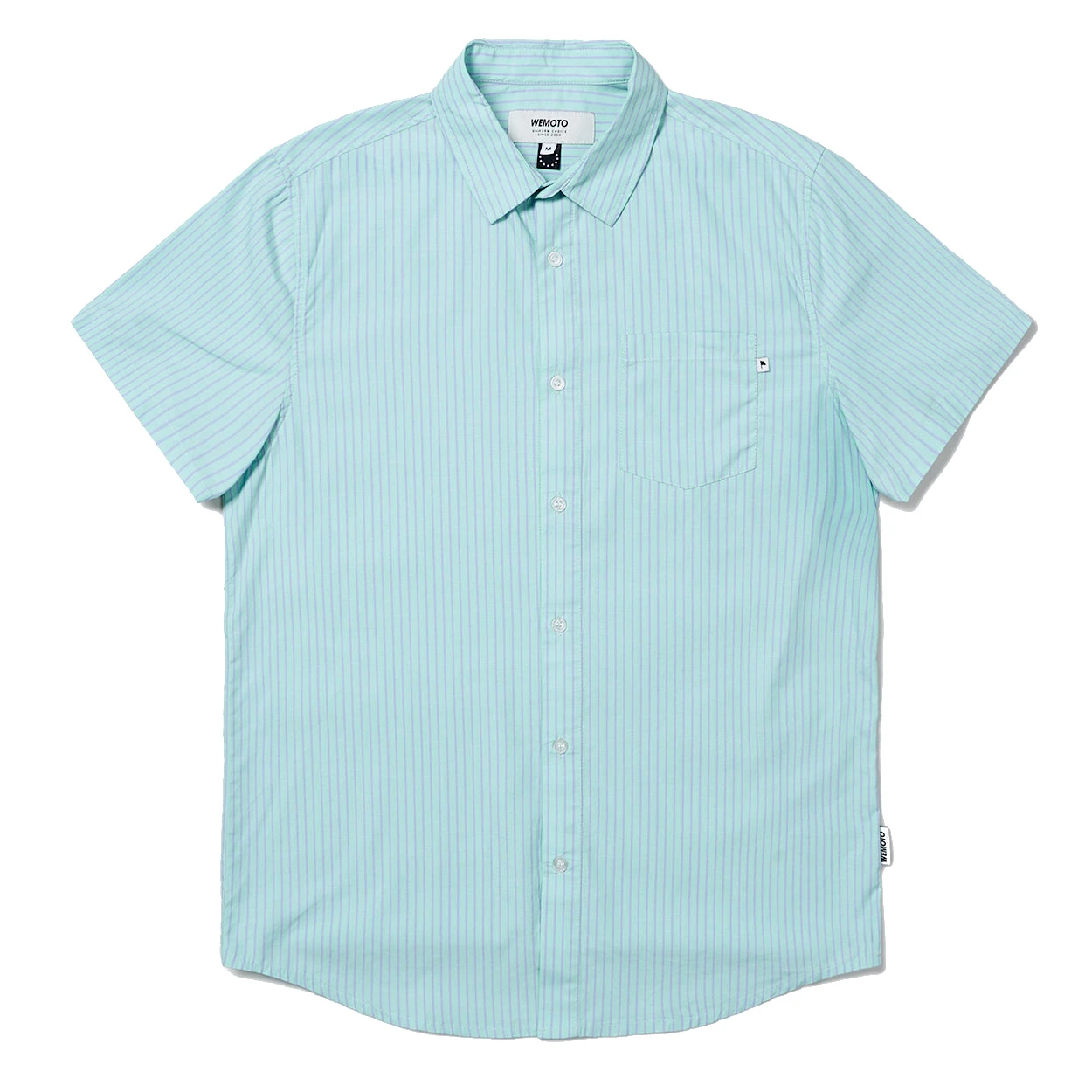 Wemoto Dustin Kurzarm Hemd Mint 1 Wemoto Dustin Kurzarm Hemd Mint