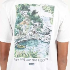 Wemoto Harbour T-Shirt White -StreetStyle Aktionshaus wemoto ss24 men artworkstyles harbour tee white 2